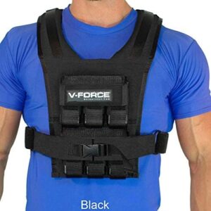 30 lb Basketball Weight Vest – Black – USA Made Performance Training Vest
