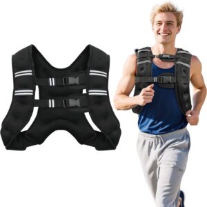 Wolliwa 6lb/8lb/12lb/16lb/20Lb Weighted Vest Woman Men
