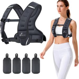 Sportneer Adjustable Weighted Vest for Women 6-10lb/10-18lb Comfort Fit