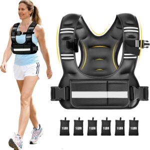 Adjustable Weighted Vest for Women, 6-12lb U-Shaped Weight Vest for Walking