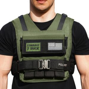 Warrior Weighted Vest - Adjustable Vest with Removable Iron Weights