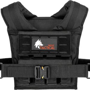 WOLF TACTICAL Weighted Training Vest - Weighted Vest Men Strength Training Weight Vests Workout Vest Weight Vest for Men