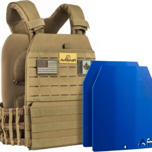 Amstaff Tactical Weighted Vest - Adjustable Weight Vests - Versatile Wearable Vest for Fitness Workouts, Strength and Endurance Training, Running
