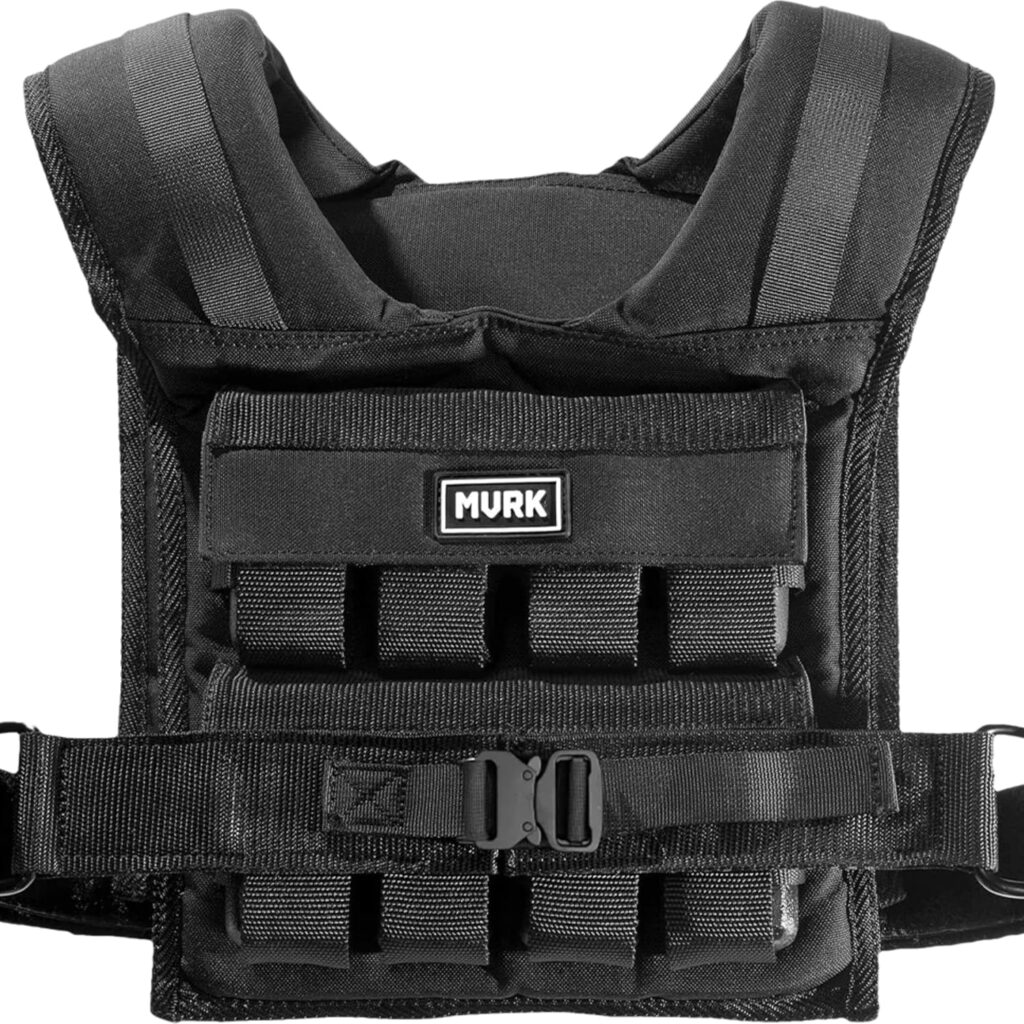 MVRK weighted vest viewed from the front